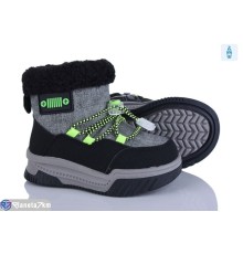 Дутики дитячі на зиму (8 пар р.22-27) сірий  "Kamila"