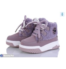 Дутики дитячі на зиму (8 пар р.22-27) фіолетовий  "Kamila"