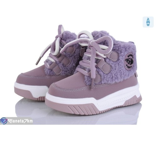 Дутики дитячі на зиму (8 пар р.22-27) фіолетовий  "Kamila"