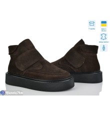 Черевики жіночі на зиму (6 пар р.36-41) коричневий  "STELUSA"