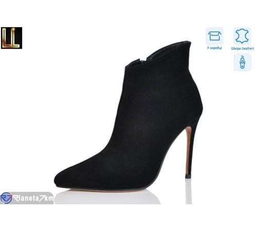 Черевики жіночі на весну/осінь (6 пар р.36-40) чорний  "Lilin"