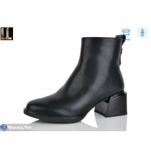 Черевики жіночі на весну/осінь (6 пар р.36-40) чорний  "Lilin"