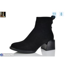 Черевики жіночі на весну/осінь (6 пар р.36-40) чорний  "Lilin"