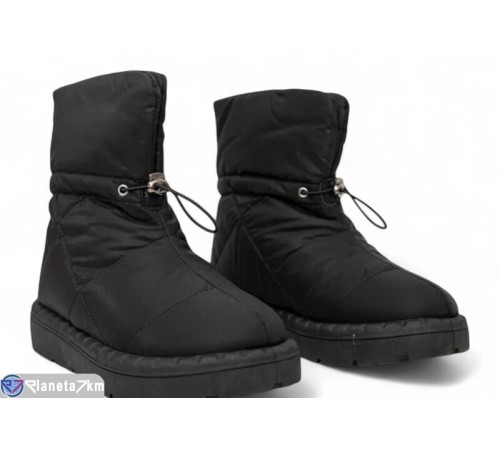 Дутики жіночі на зиму (8 пар р.36-41) чорний  "Masari"