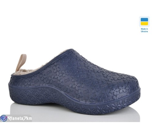 Жіночі сабо на зиму (8 пар р.37-41) синій  "Korka"