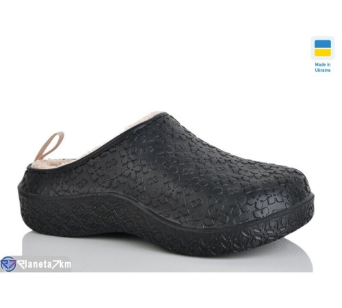 Жіночі сабо на зиму (8 пар р.37-41) чорний  "Korka"