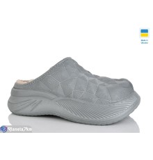 Жіночі сабо на зиму (8 пар р.36-41) сірий  "Korka"