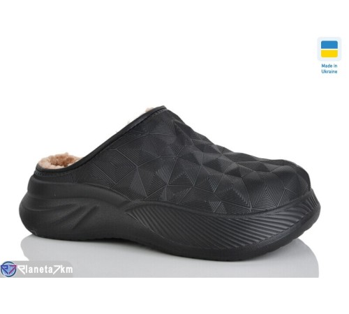 Жіночі сабо на зиму (8 пар р.36-41) чорний  "Korka"