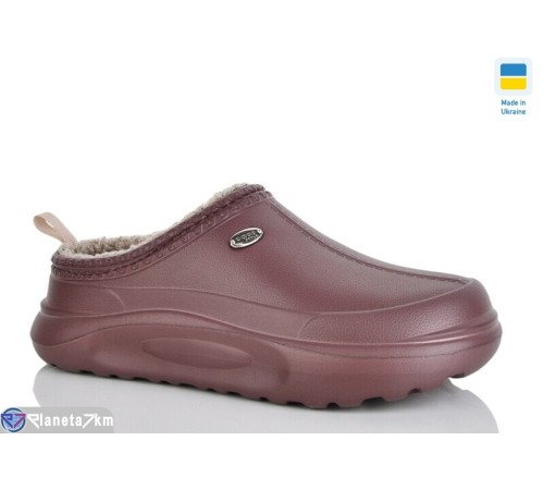 Жіночі сабо на зиму (8 пар р.37-41) коричневий  "Korka"