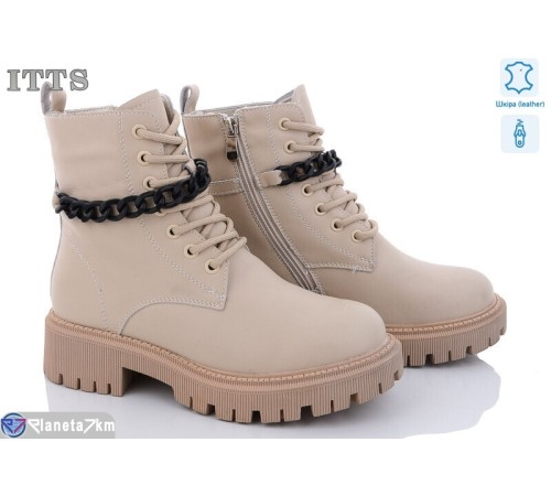 Черевики жіночі на зиму (6 пар р.36-41) бежевий  "LOTOS"