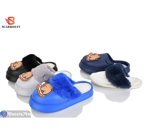 Тапки дитячі на зиму (12 пар р.30-35) мікс  "SCARRHETT"