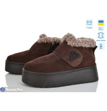 Черевики жіночі на зиму (6 пар р.36-41) коричневий  "STELUSA"