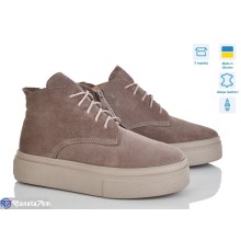 Черевики жіночі на зиму (6 пар р.36-41) коричневий  "STELUSA"