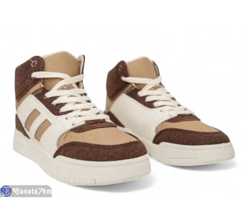 Кросівки жіночі на зиму (8 пар р.36-41) коричневий  "Masari"