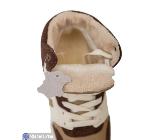 Кросівки жіночі на зиму (8 пар р.36-41) коричневий  "Masari"