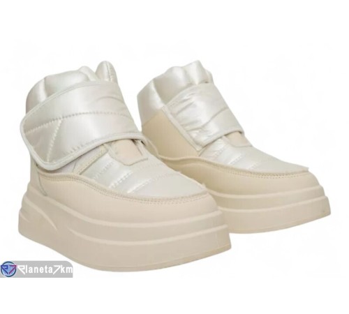 Черевики жіночі на зиму (8 пар р.36-41) бежевий  "Masari"