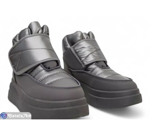 Черевики жіночі на зиму (8 пар р.36-41) сірий  "Masari"