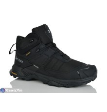 Кросівки чоловічі на зиму (8 пар р.41-46) чорний  "Dina"