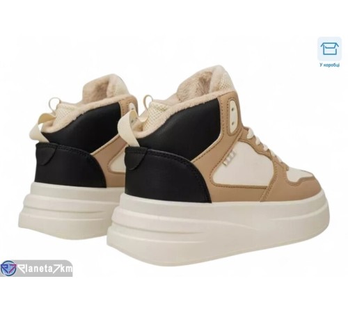 Кросівки жіночі на зиму (8 пар р.36-41) бежевий  "Masari"