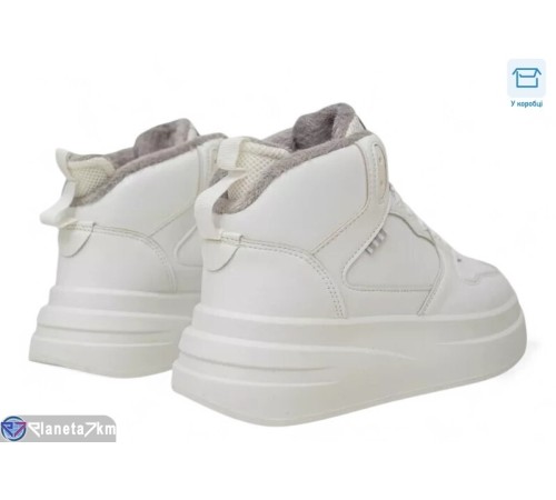 Кросівки жіночі на зиму (8 пар р.36-41) білий  "Masari"