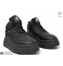 Кросівки жіночі на зиму (8 пар р.36-41) чорний  "Masari"