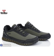 Кросівки чоловічі на весну/осінь (8 пар р.41-46) зелений  "SUBA"