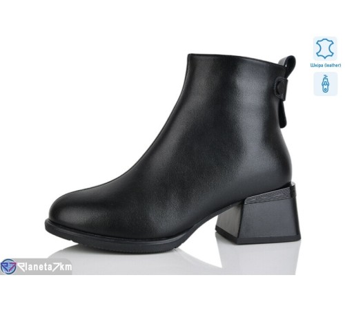 Черевики жіночі на зиму (6 пар р.37-41) чорний  "LIMPO"