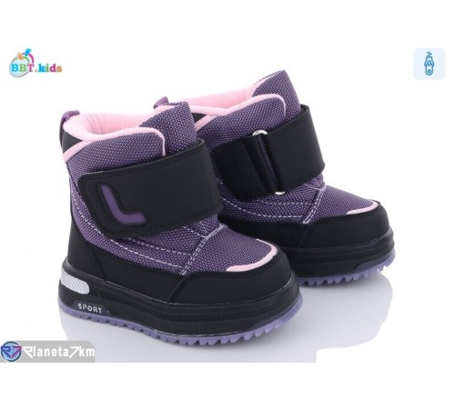 Черевики дитячі на зиму (8 пар р.23-28) фіолетовий  "BBT"