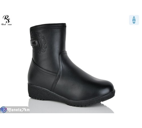 Черевики жіночі на зиму (8 пар р.37-42) чорний  "Red Sun"