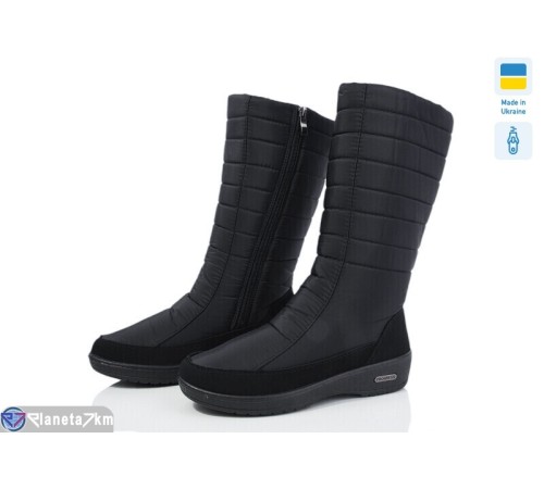 Чоботи жіночі на зиму (6 пар р.37-41) чорний  "OLLA"