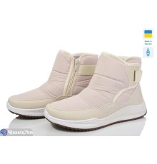 Дутики жіночі на зиму (8 пар р.37-42) бежевий  "OLLA"