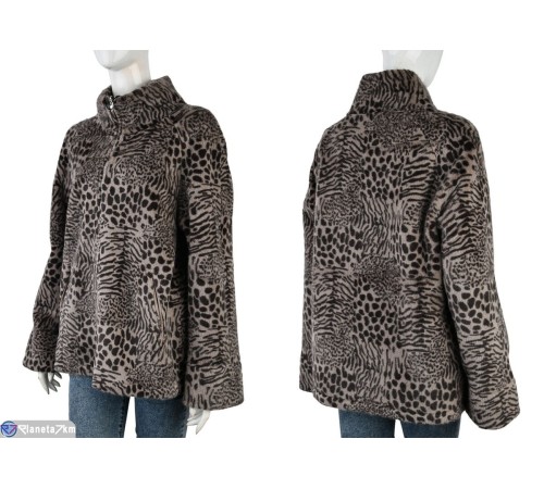 Куртка жіноча на зиму (3 шт. р.сетка L-2XL) коричневий  "Mirella"