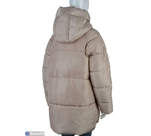 Куртка жіноча на зиму (5 шт. р.сетка L-4XL) бежевий  "Mirella"