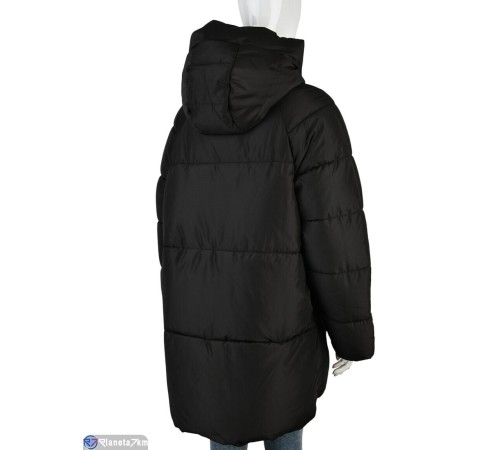 Куртка жіноча на зиму (5 шт. р.сетка L-4XL) чорний  "Mirella"