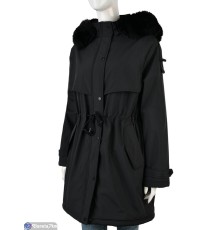 Куртка жіноча на зиму (4 шт. р.сетка L-2XL) чорний  "Mirella"