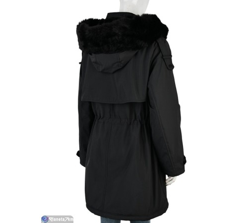 Куртка жіноча на зиму (4 шт. р.сетка L-2XL) чорний  "Mirella"