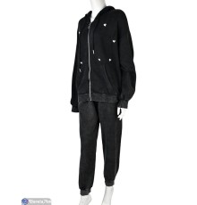 Спортивний костюм жіночий на весну/осінь (3 шт. р.сетка S-L) чорний  "Mirella"