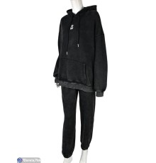 Спортивний костюм жіночий на весну/осінь (3 шт. р.сетка S-L) чорний  "Mirella"