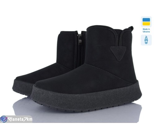 Черевики жіночі на зиму (8 пар р.37-42) чорний  "OLLA"