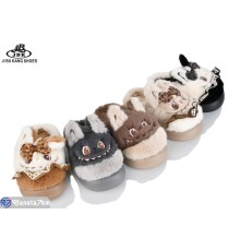 Тапки дитячі на зиму (12 пар р.28-33) мікс  "Jibukang"