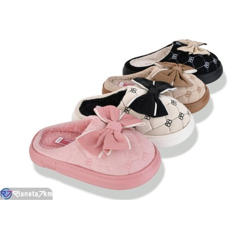 Тапки жіночі на зиму (12 пар р.36-41) мікс  "IEFTIN"