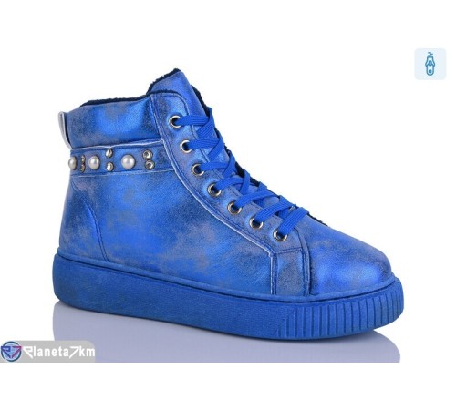 Черевики жіночі на весну/осінь (8 пар р.36-41) синій  "SALIN"