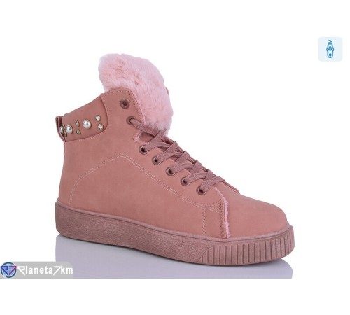 Черевики жіночі на весну/осінь (8 пар р.36-41) рожевий  "SALIN"