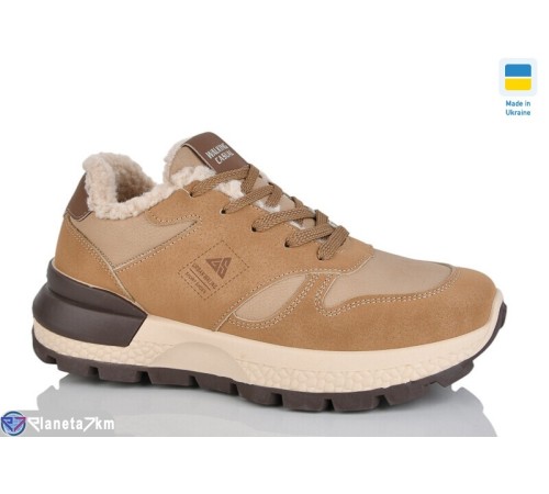 Кросівки жіночі на зиму (8 пар р.36-41) коричневий  "LUCKY"