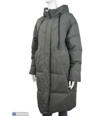 Пальто жіноче на зиму (3 шт. р.сетка 52-58) зелений  "Kalabok"