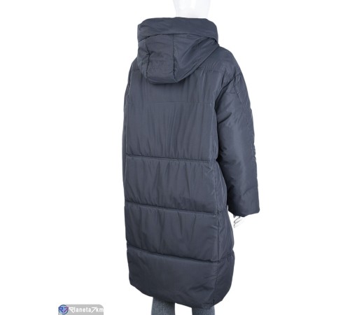 Пальто жіноче на зиму (3 шт. р.сетка 52-56) сірий  "Kalabok"
