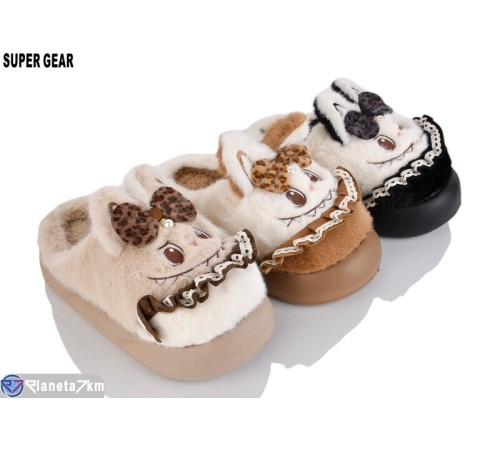 Тапки жіночі на зиму (12 пар р.36-41) мікс  "Super Gear"