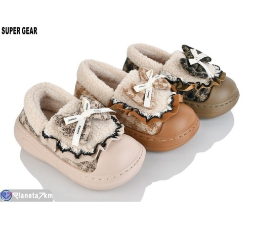 Тапки жіночі на зиму (12 пар р.36-41) мікс  "Super Gear"