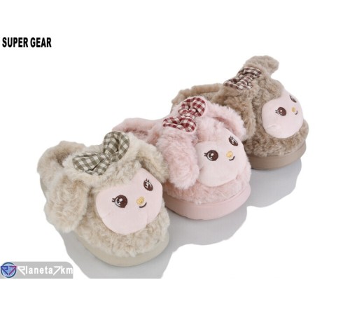 Тапки жіночі на зиму (12 пар р.36-41) мікс  "Super Gear"