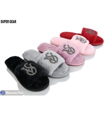 Тапки жіночі на зиму (12 пар р.36-41) мікс  "Super Gear"
